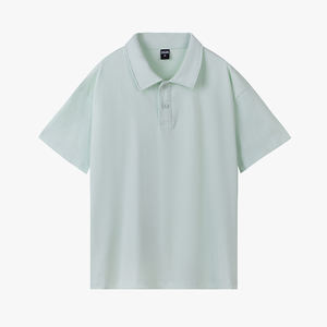 เสื้อโปโลแขนสั้นผ้าฝ้ายแท้ 260 กรัม ทรงเทรนดี้ ปกเสื้อแบบปกเชิ้ต  แฟชั่นสตรีทสไตล์  ยูนิเซ็กส์  สำหรับใส่ทำงาน - Product Image 2