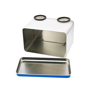 Boîte en métal fantaisie en forme de voiture, carrée, pour l'emballage alimentaire, grand rangement et organisation domestique, boîtes métalliques pour cadeaux promotionnels - Product Image 3