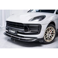 Kits carrosserie de haute qualité pour Porsche Macan 2022-2024 : Lame avant, diffuseur arrière, jupes latérales et spoiler en fibre de carbone style C