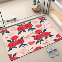 Neues Design 3D-Muster Rutschfester Maschinengefertigter Umweltfreundlicher Haustierfreundlicher Badezimmerteppich Superabsorbierender Türvorleger für Zuhause und Hotel