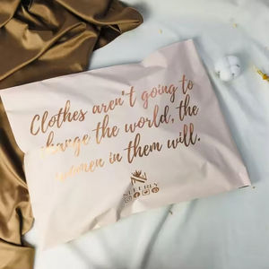 Chất Lượng Cao Có Thể Tái Chế Ủ Vận Chuyển Túi Lớn Nóng Thể Hiện Phong Bì Quần Áo Thương Hiệu Biểu Tượng Tùy Chỉnh Poly Bưu Phẩm - Product Image 1