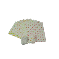 Papier d'emballage pour sandwich personnalisé de qualité alimentaire, enduit de PE, résistant à la graisse, imperméable, recyclable, simple face