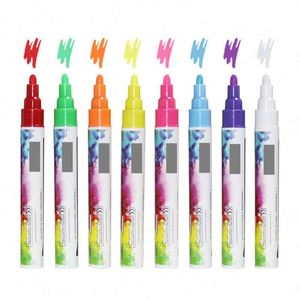 Marcadores de Tiza Líquida de Plástico para Pizarra Blanca, Etiquetas de Vidrio Personalizadas, Marcador de Borrado en Seco No Tóxico - Product Image 2