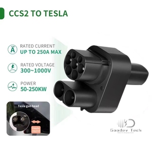 Adaptador de Carga Rápida CC CCS 2 a Tesla GDE-DC-2TT05 de <span class=keywords><strong>Goodev</strong></span> Tech, 250A, 1000V, 250KW, IP44, Certificado por la FCC, Nuevo - Product Image 4