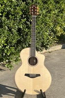 Aiersi Custom Handmade Professional Grade Acoustic Guitar All Solid Nomex Double Spruce Top wit Rosewood Body String Instrument