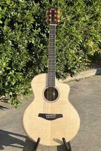 <span class=keywords><strong>Guitarra</strong></span> <span class=keywords><strong>Acústica</strong></span> Profesional Hecha a Mano por Aiersi, Totalmente de Madera Maciza, Tapa Doble de Abeto Nomex, Cuerpo de Palisandro, Instrumento de Cuerdas - Product Image 2