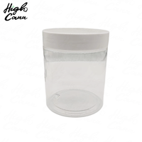 Etiquetas Personalizadas, Duraderas, de 1oz, 2oz, 3oz, 4oz, Blancas Sólidas, con Bloqueo UV, Transparentes, Frascos de Plástico para Flores de 3.5g, Tapa a Prueba de Niños, Revestimiento de PE, Herméticos