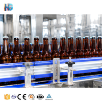 Machine à fabriquer de l'eau gazeuse pour petites entreprises, unité de remplissage de bouteilles en verre pour boissons gazeuses, idéale pour les startups