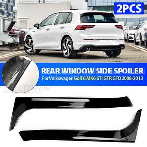 Aileron latéral de fenêtre arrière de voiture, canards, séparateurs pour Volkswagen Golf 6 MK6 GTI GTR GTD 2008 2009 2010 2011 2012 2013 - Product Image 1