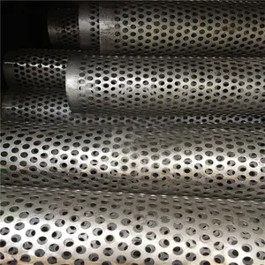 Stainless Steel Exhaust Repair Perforated Tube For Vehicle Exhaust Applications