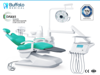 Unidad de Sillón Dental con Certificación TUV ISO Buffalo, Lámpara LED sin Sombra y Panel de Control Táctil para Clínica Profesional