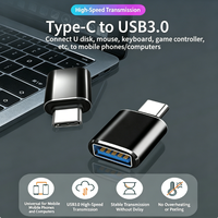 Adaptateur OTG USB 3.0 Type C vers DC, 5 Gbps, haute vitesse, mini, en alliage d'aluminium, Plug and Play, pour nouveaux téléphones mobiles, ordinateurs portables de jeu
