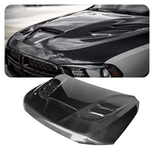 Cofano in Vera Fibra <span class=keywords><strong>di</strong></span> Carbonio Stile Viper per Dodge Durango SRT SXT RT GT 2011-2024 - Product Image 1