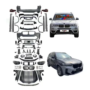 Hochwertige Auto-Stoßstangen-Upgrade-Überbau-Kits für BMW X3 F25 2011 Karosseriekit Update X3M F97 2024 neuer Stil Karosseriekit