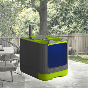 Quá Khổ chống giật gân nhựa PET mèo nhà vệ sinh mùi-proof garter Kitten kèm theo mèo hộp dễ dàng để làm sạch - Product Image 3