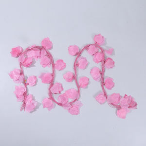 Guirlande suspendue de buissons artificiels en plastique ZOKiNG DECOR, 230 cm, toucher naturel, feuilles hautement réalistes pour fêtes, maison, bar - Product Image 3