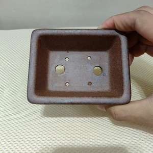 <span class=keywords><strong>Pot</strong></span> <span class=keywords><strong>à</strong></span> Bonsaï Rectangulaire Fait Main en Terre Cuite Yixing Or – Offre Spéciale - Product Image 4