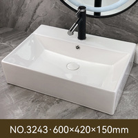 Lavabo artistique pour salle de bain domestique, meilleur prix
