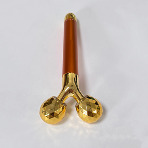 metallic skin tightening beauty tools 3D <b>Roller</b> Facial Massager for for Face Neck and Body - Product Image 1