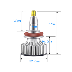 Best seller IP68 waterproof 6000K super bright white light R1 90W H1 H3 H7 H8 H9 H11 9003 9005 9006 880 901 LED car headlights - Product Image 6