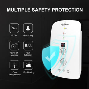 Chauffe-eau instantané 5500W avec pompe Douche électrique Eau chaude - Product Image 4