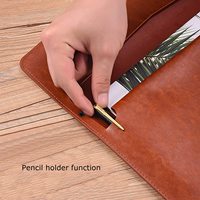 Sac de documents professionnel en cuir PU A4 avec logo personnalisé, grande capacité, mallette étanche, impression numérique, marque OEM&ODM