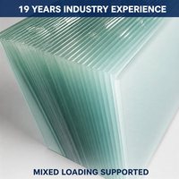 Plaques de verre sablé givré pour cloisons de bâtiment et intimité dans les salles de bain |   Grand stock, taille personnalisée OEM