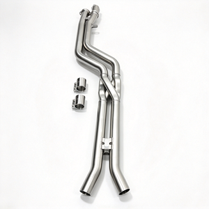 Tuyau intermédiaire Z-Pipe pour BMW M2 G87 M3 G80 G81 M4 G82 G83 3.0T S58 Finition mate givrée. Améliore le son et les performances. - Product Image 6