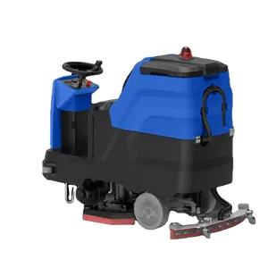 4-5H working hours, large driving floor scrubber RD860, efficient cleaning efficiency, 24V