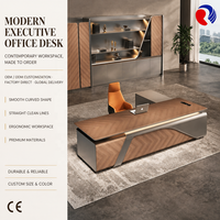 Bureau pour le bureau du président, table de direction moderne, mobilier haut de gamme, VIP
