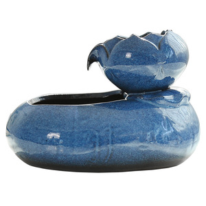 Fuente de agua para gatos con forma de loto, de cerámica, automática, con circulación, para mascotas, de sobremesa. - Product Image 5