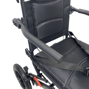 วีลแชร์แบบแมนนวลพับได้น้ำหนักเบาสำหรับนักกายภาพบำบัดทางการแพทย์ D95ปรับแต่งได้ตามต้องการ - Product Image 5