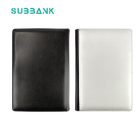Carnet de notes créatif portable en cuir A5 Subbank Sublimation avec couverture amovible et impression recto