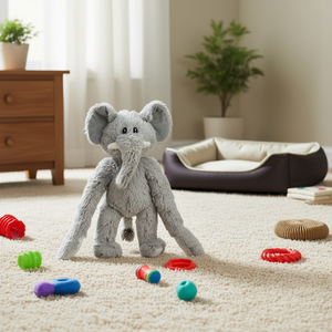 Peluche de elefante de 41 cm, animal de peluche suave para mascotas, juego interactivo - Product Image 3