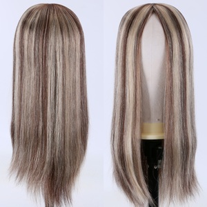 Nouveauté 2026 : Topper en <span class=keywords><strong>cheveux</strong></span> humains Remy vierges européens de qualité supérieure, toutes couleurs, pour balayage avec racines foncées pour femmes - Product Image 6