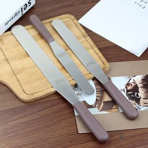 Stainless Steel Cutting Scraper Plastic Handle Coffee Color Baking Kitchen Tool Butter Pasta Cutter - Product Image 4