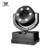 Machine à bulles LED RGBY à tête mobile, étanche IP65, 90W, avec télécommande DMX, pour spectacles et événements sur scène