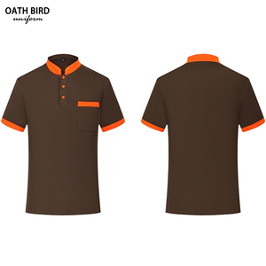 Divisa <span class=keywords><strong>da</strong></span> <span class=keywords><strong>Lavoro</strong></span> <span class=keywords><strong>per</strong></span> Cameriere con Logo Personalizzato Ricamato, Polo <span class=keywords><strong>per</strong></span> Ristorante, Hotel, Cucina, Chef, Caffetteria, Bar, Uniforme <span class=keywords><strong>da</strong></span> Staff in Lino - Product Image 4