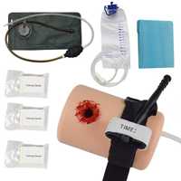 Kit de Entrenamiento Más Vendido con Apósitos Hemostáticos y Torniquetes para Simulación de Emergencias Médicas y Práctica de Cuidado de Heridas