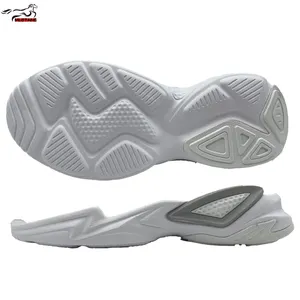 Mustang high quality durable sneaker shoe sole soft thick eva shoe sole wholesale high elastic sneaker shoe outsole