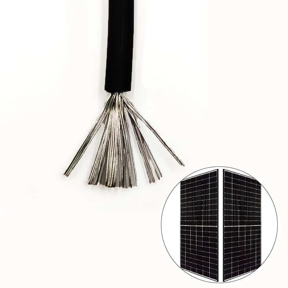 Impermeable 4mm2 6mm2 10mm2 16mm2 cables eléctricos solares PV para cableado doméstico