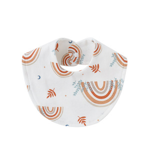 Nouveau bavoir pour bébé en pur coton et conçu pour les nourrissons et les jeunes enfants. Il comporte une conception de dessin animé à double couche - Product Image 5