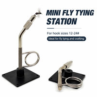 Mini-banc de montage de mouches en acier au carbone, outil de fabrication de leurres pour la pêche à la mouche, station de montage d'hameçons pour leurres artificiels, accessoires de pêche