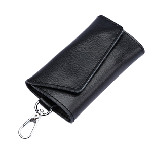 Real Cowhide Leather KA705 High Quality Eco-Friendly Mini Car Key Bag for Men's & Women's Fashion Home Key Hanging