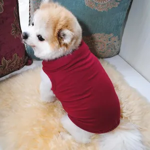 Kaus anjing kosong murah, rompi tanpa lengan musim panas pakaian hewan peliharaan untuk anjing kucing kecil sedang - Product Image 3