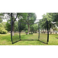 Grande Enceinte d'Entraînement de Golf avec Écran d'Impact, Cage de Frappe Robuste pour l'Entraînement de Swing en Intérieur, Extérieur et Jardin