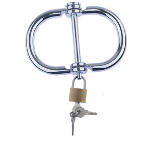 Esposas de cadena de acero inoxidable, equipo sexual al por mayor con doble bloqueo, esposas de mano de metal para sexo - Product Image 2