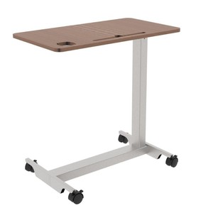Adjustable Bedside <b>Table</b> With <b>Wheels</b> <b>For</b> Elderly And Adults Hospital Use - Product Image 1