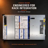 Server Rak 2U 2-Socket Lenovo WenTian WR3220 Generasi ke-3 Intel Xeon DDR4 dengan Kartu RAID untuk Virtualisasi Penyimpanan Database