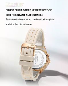 <span class=keywords><strong>Orologio</strong></span> <span class=keywords><strong>da</strong></span> Polso NAVIFORCE per Ragazze, Moda Business, Orologi al Quarzo per Donne, Leggero in Silicone, Elegante, Impermeabile, con Luce Notturna, Modello 7115 - Product Image 5
